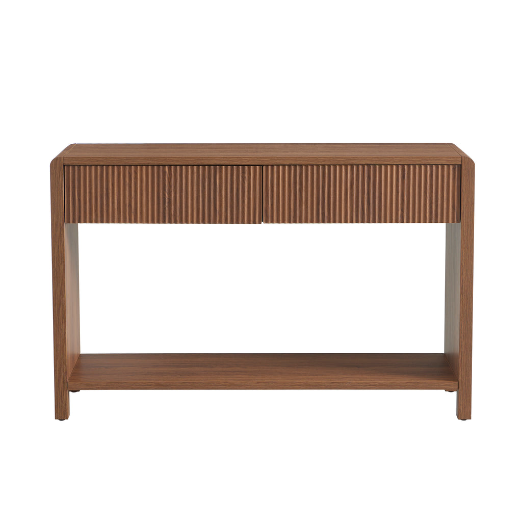 UTICA Modern Console Table – Walnut