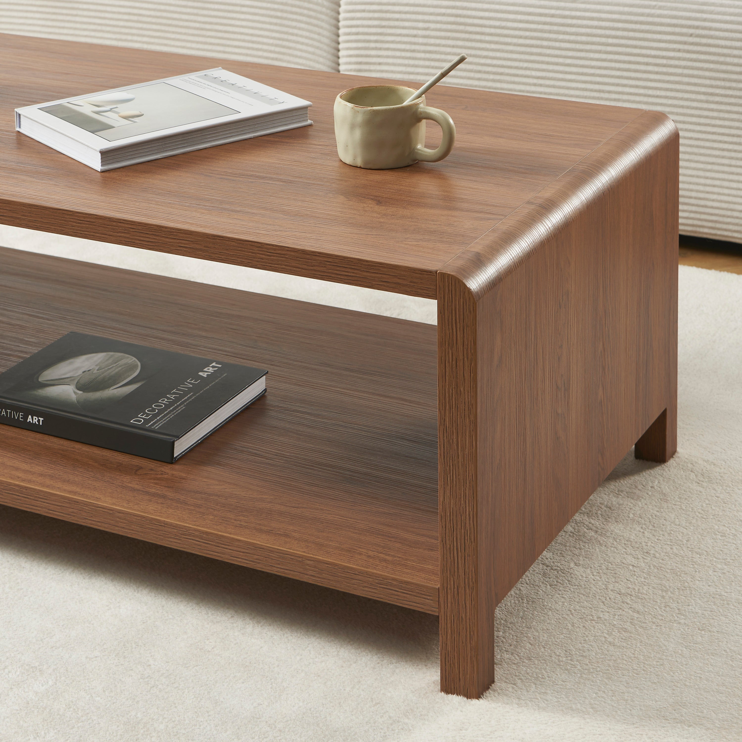Coffee Table Utica Walnut-effect – Walnut
