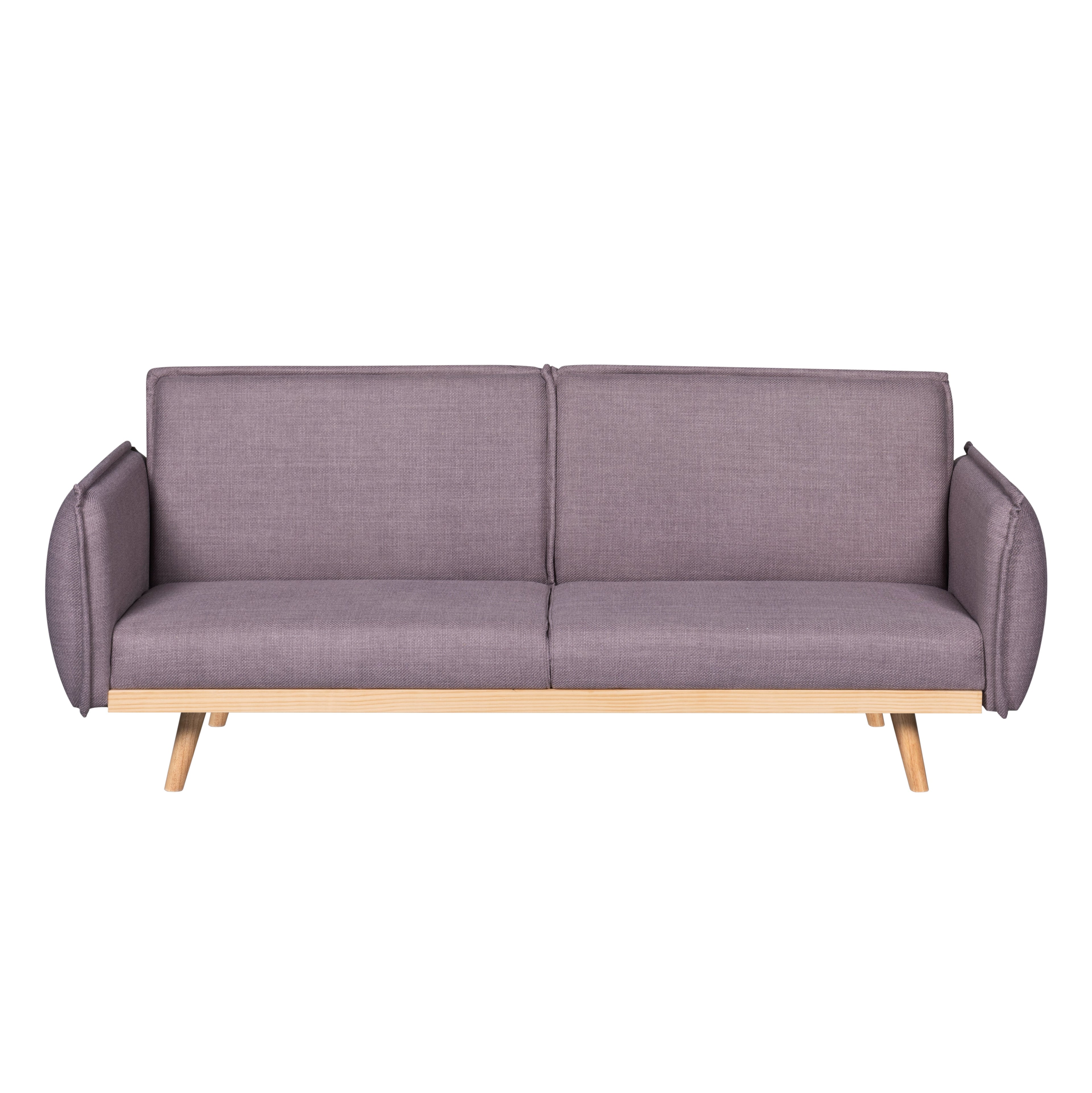 Convertible Sofa Vesta 3 Seater Fabric Mauve – Green
