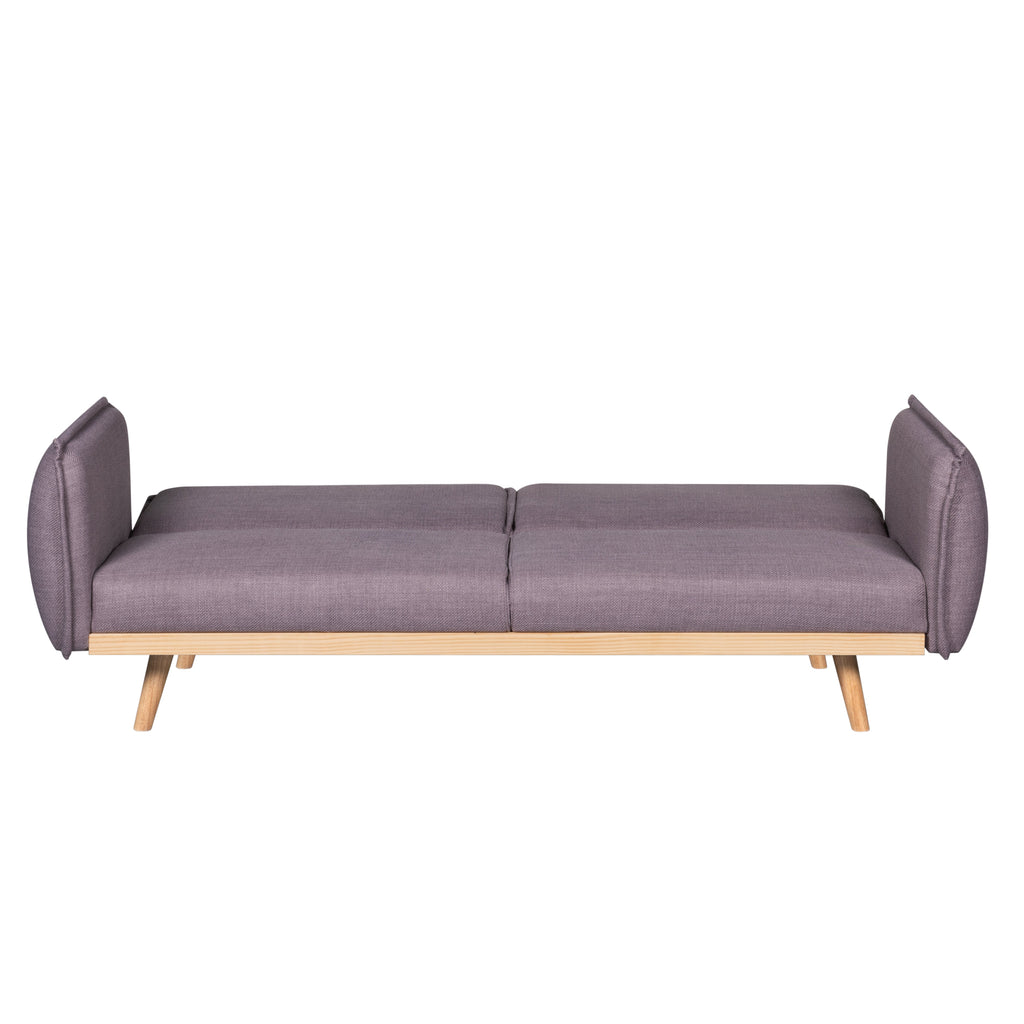 Convertible Sofa Vesta 3 Seater Fabric Mauve – Green