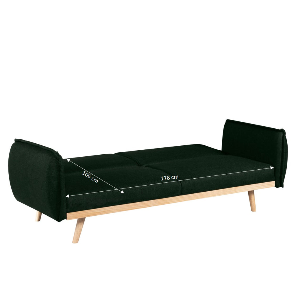 VESTA Convertible Sleeper Sofa –  Fabric 3-Seater Living Room Furniture