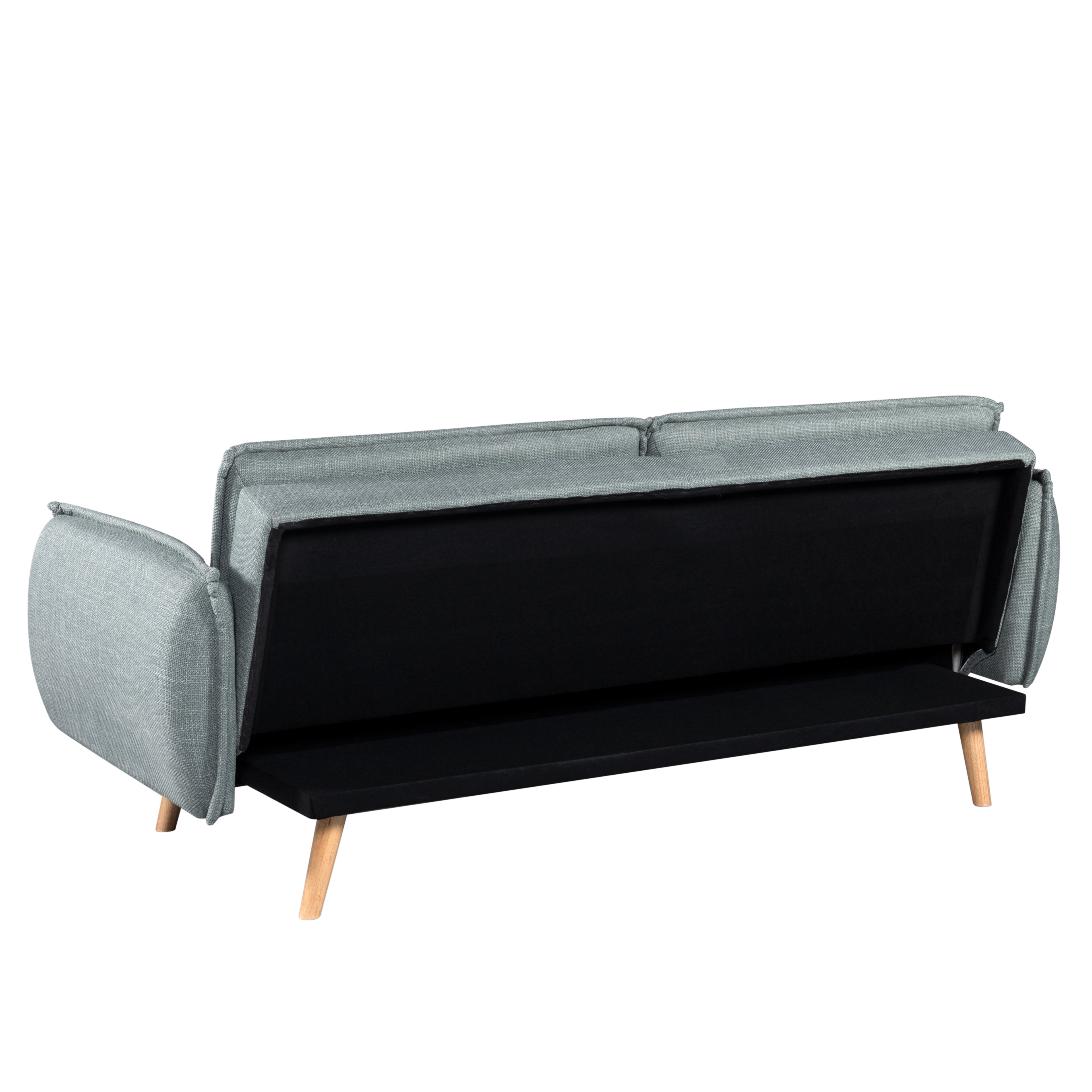 VESTA Convertible Sleeper Sofa –  Fabric 3-Seater Living Room Furniture