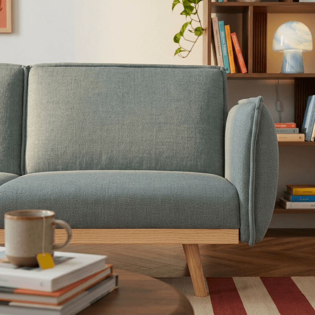 VESTA Convertible Sleeper Sofa –  Fabric 3-Seater Living Room Furniture