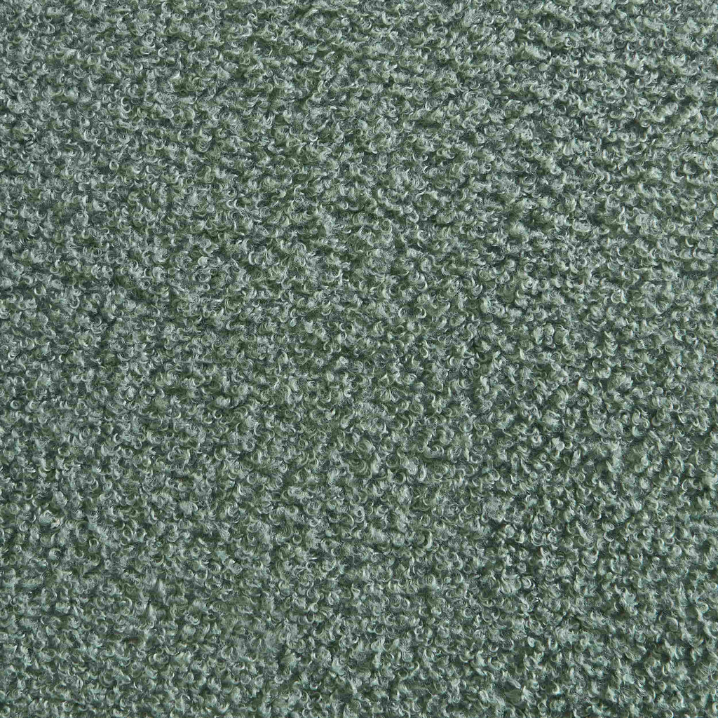 Set of 2 Chairs ZANA Fabric bouclette - Green