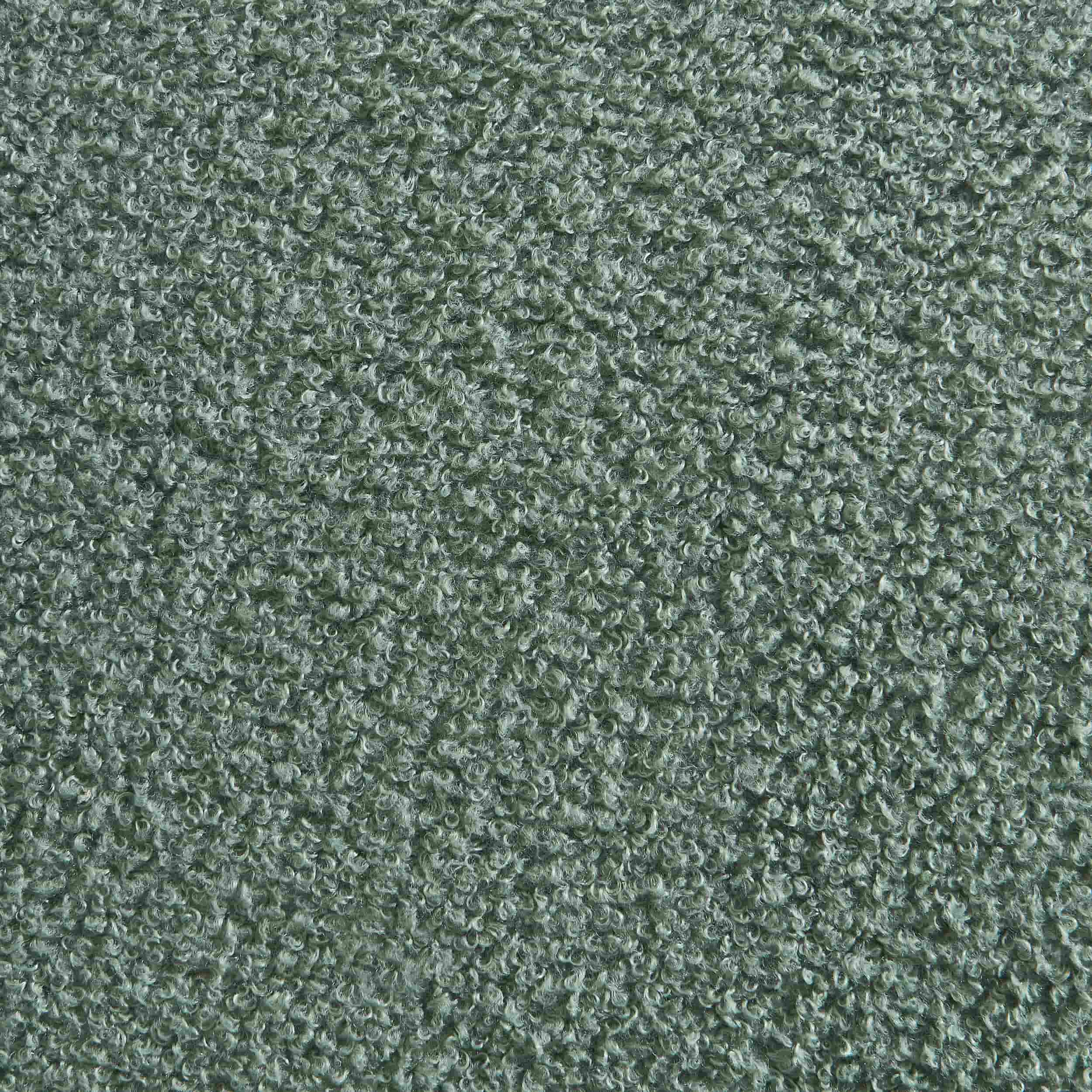 Set of 2 Chairs ZANA Fabric bouclette - Green