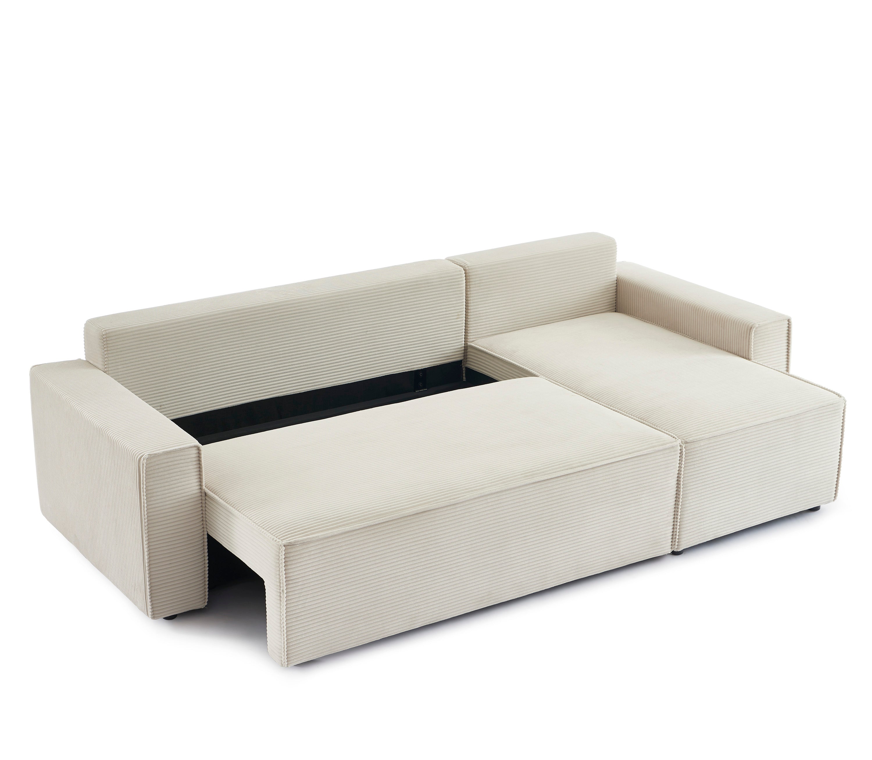ZOLA Fabric Straight Sofa – Beige