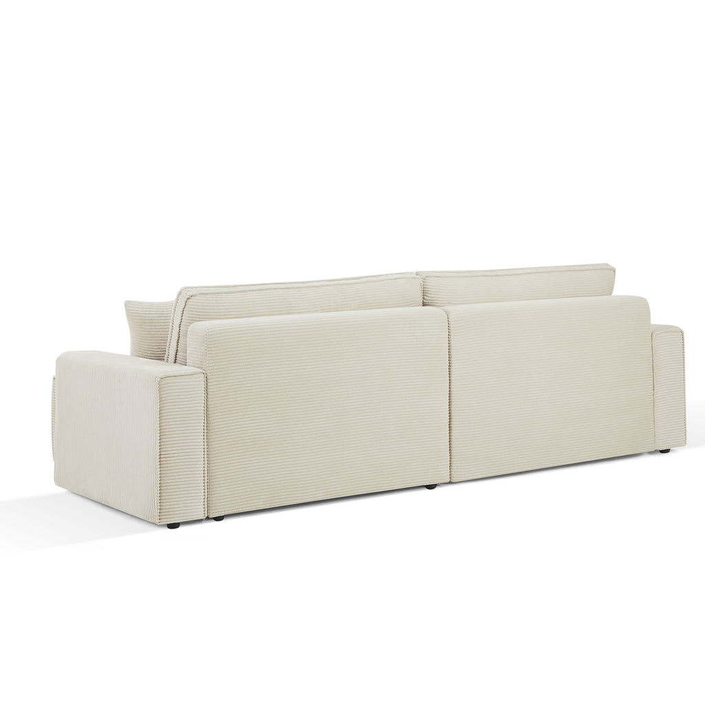 ZOLA Fabric Straight Sofa – Beige