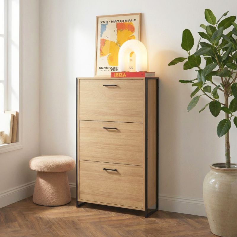 ARCHI Shoe Cabinet - Light wood