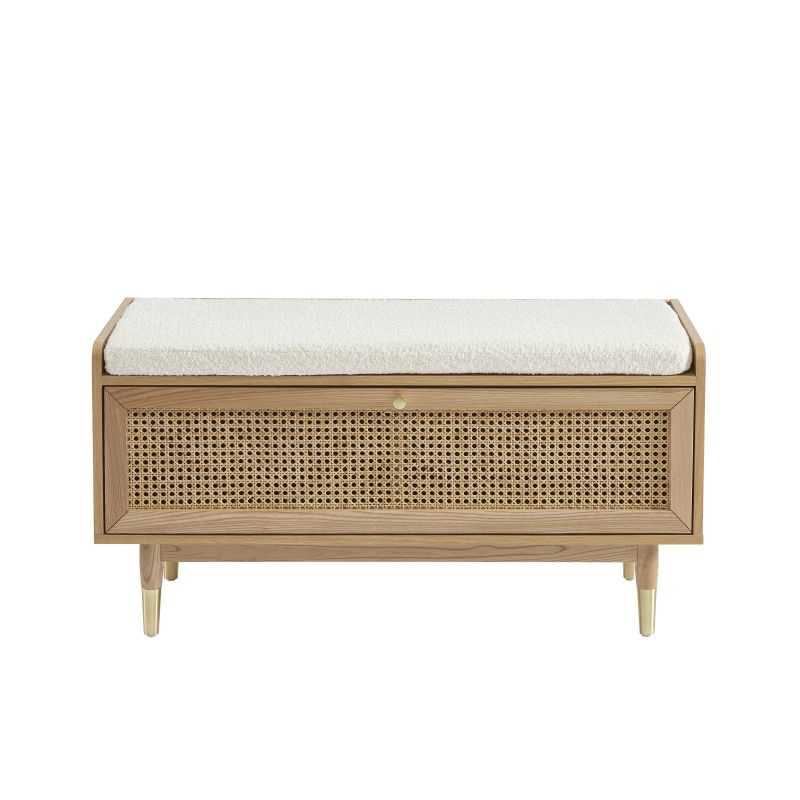 LEON Shoe Bench - Light wood
