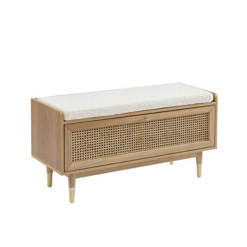 LEON Shoe Bench - Light wood