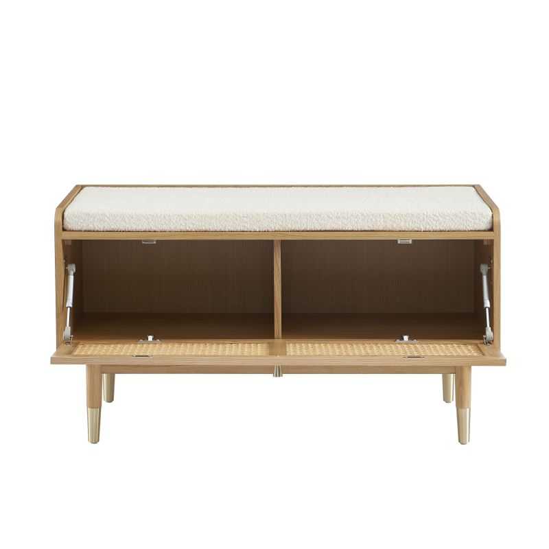 LEON Shoe Bench - Light wood