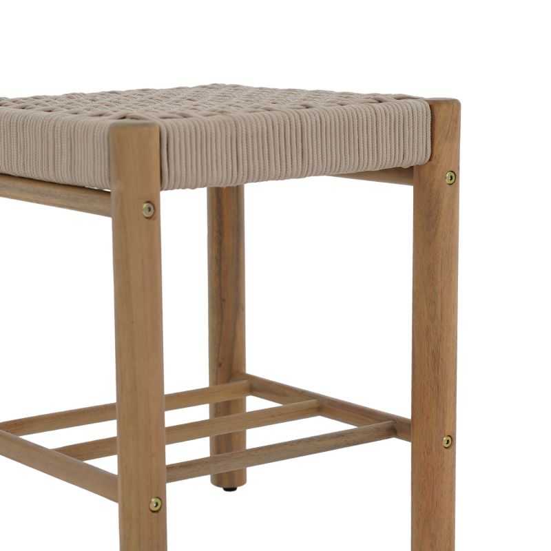 AVI Indoor and Outdoor Stool - Beige