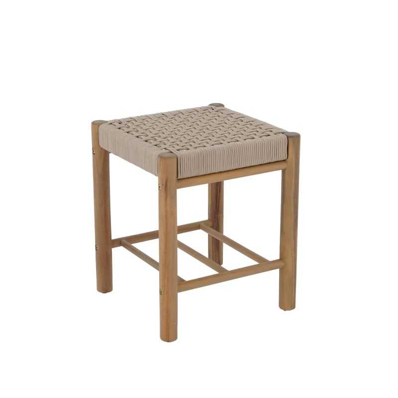 AVI Indoor and Outdoor Stool - Beige