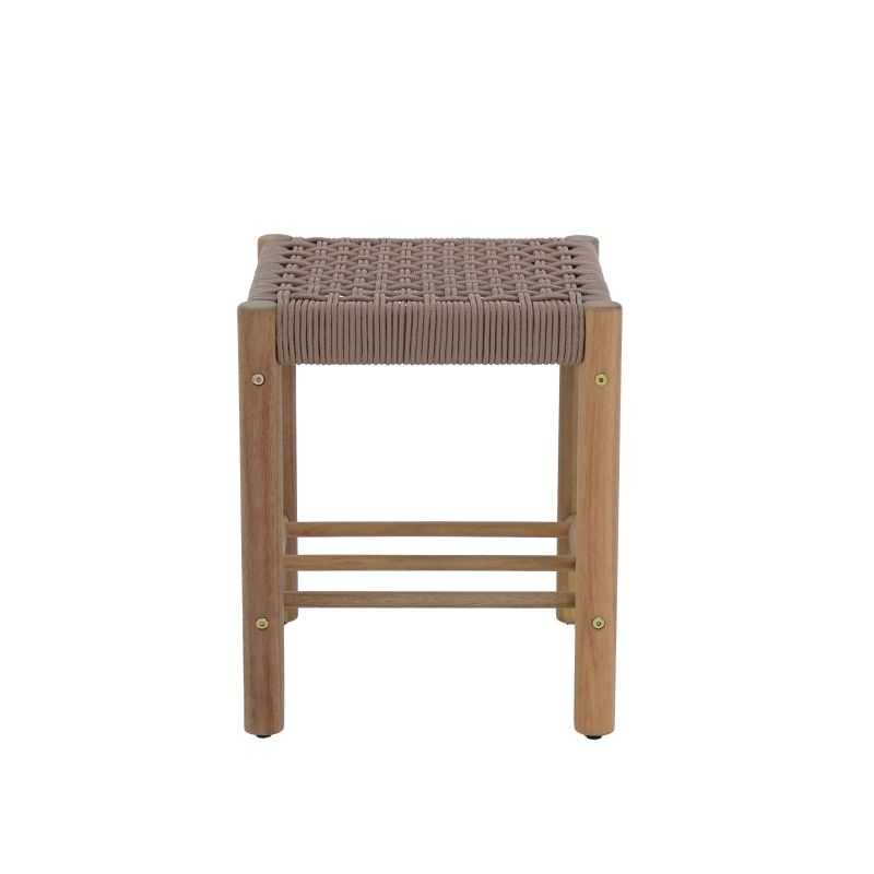 AVI Indoor and Outdoor Stool - Brown