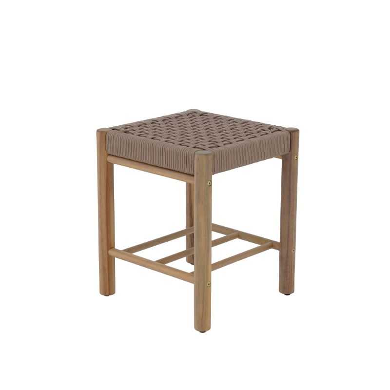 AVI Indoor and Outdoor Stool - Brown