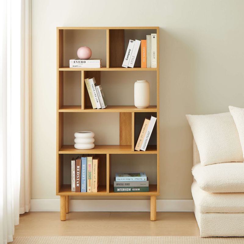 EVORA Bookcase - Natural wood