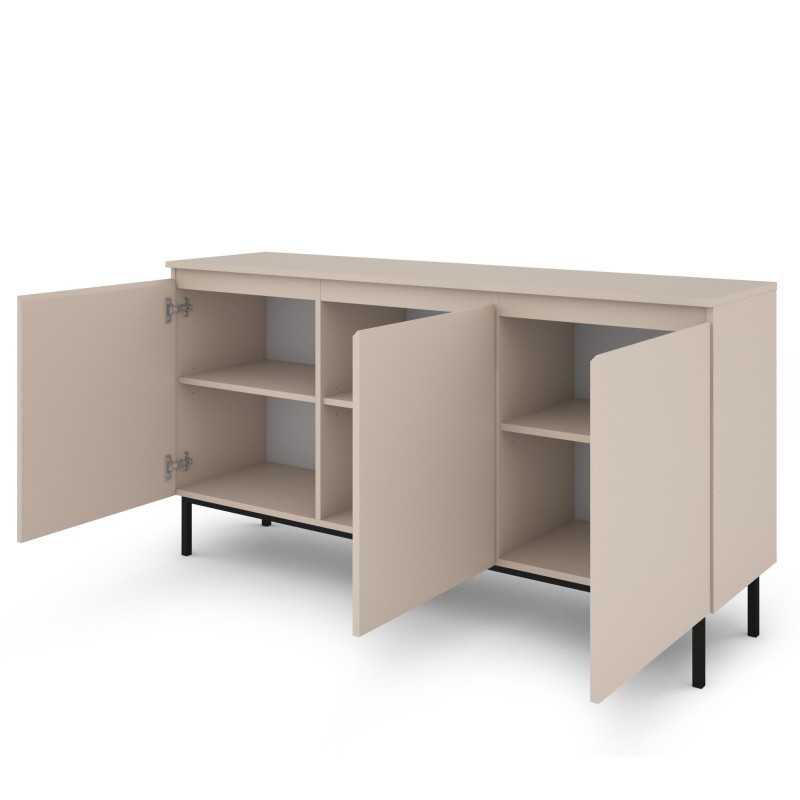 ARNI Highboard with Storage - Beige