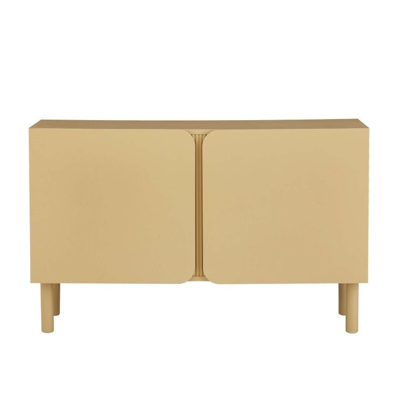 BRAGA Oak Effect Sideboard with 2 Doors - Beige