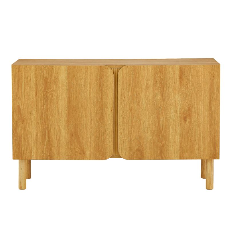 BRAGA Oak Effect Sideboard with 2 Doors - Natural Wood