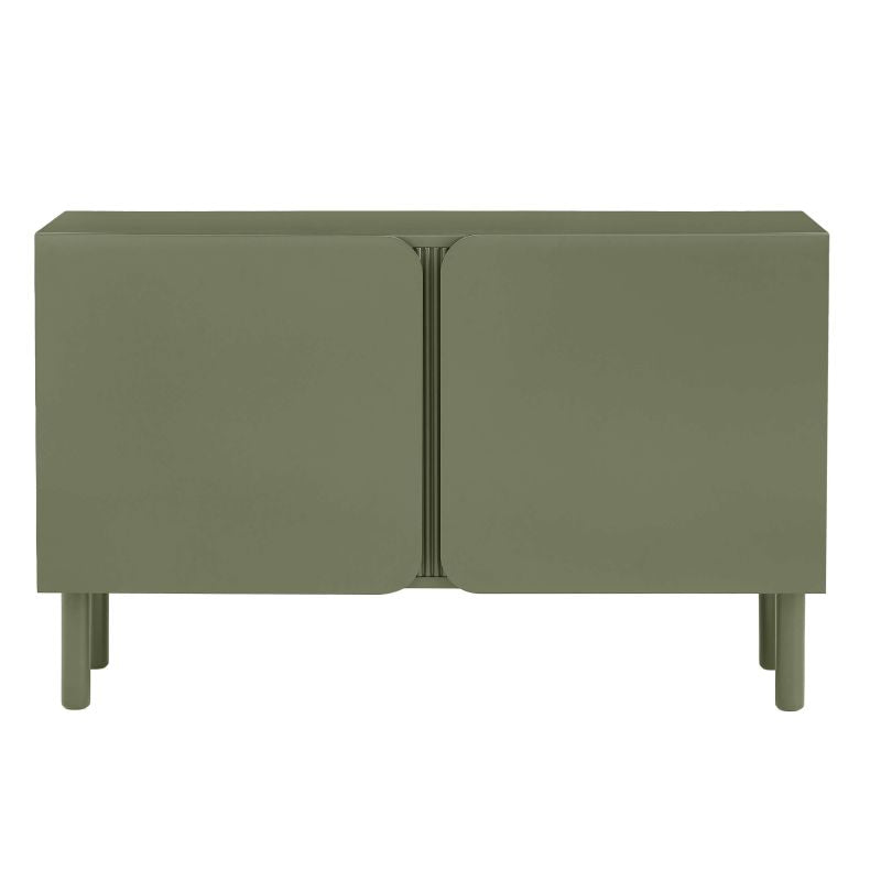 BRAGA Oak Effect Sideboard with 2 Doors - Green