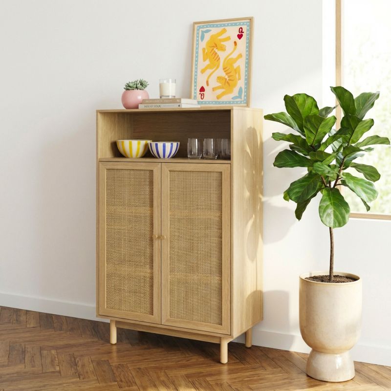 HELENA 2 Doors Sideboard - Light wood