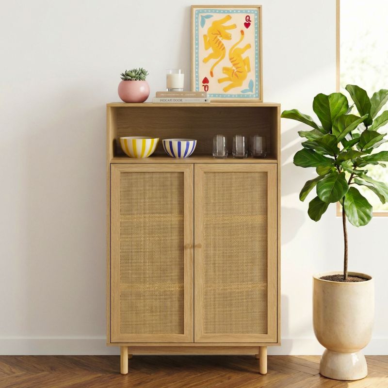 HELENA 2 Doors Sideboard - Light wood