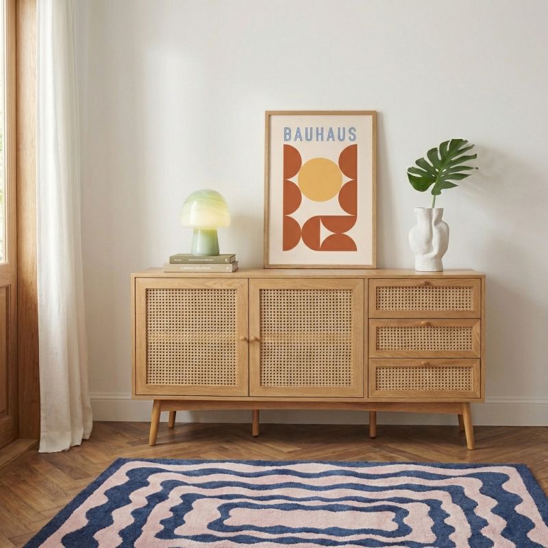 INES Sideboard 59.1" - Light wood