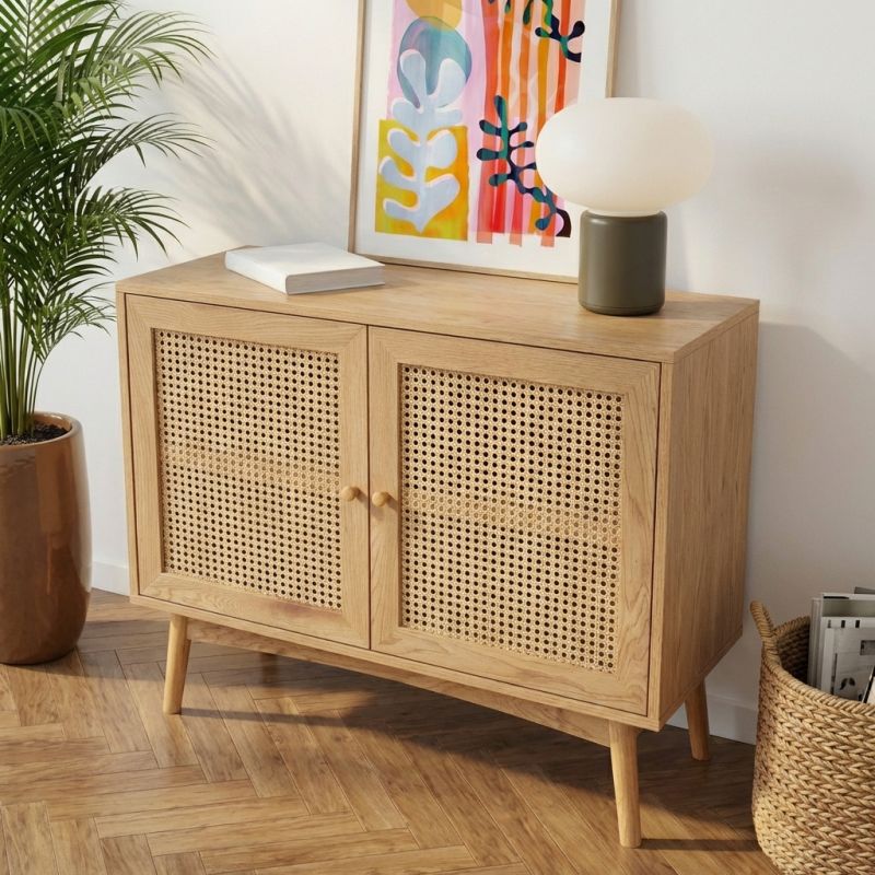 INES Sideboard 35.4" - Light wood