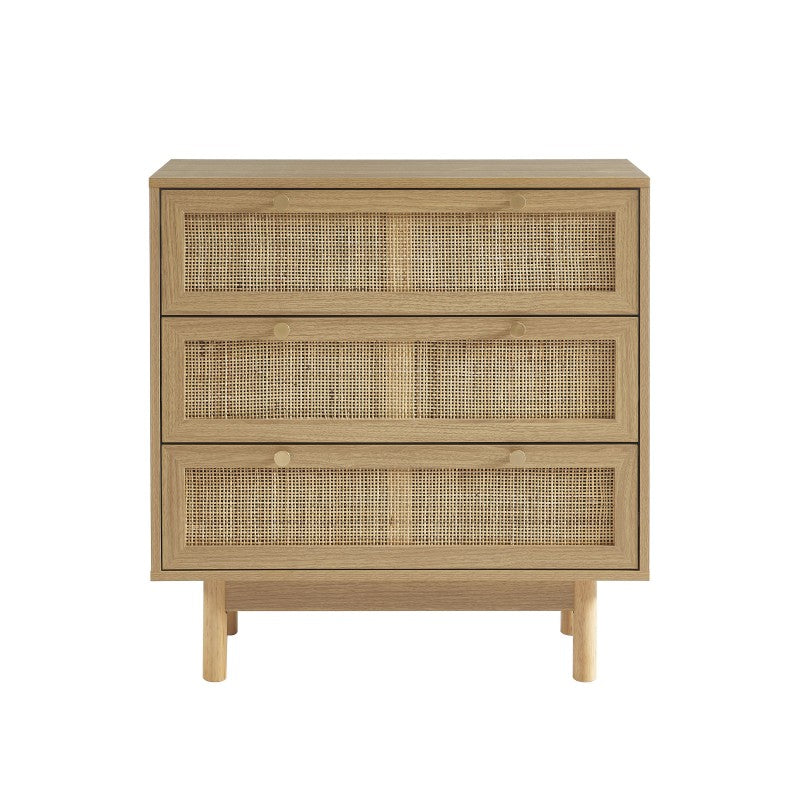 HELENA 3-Drawer Chest of Drawers 30.7" - Light wood
