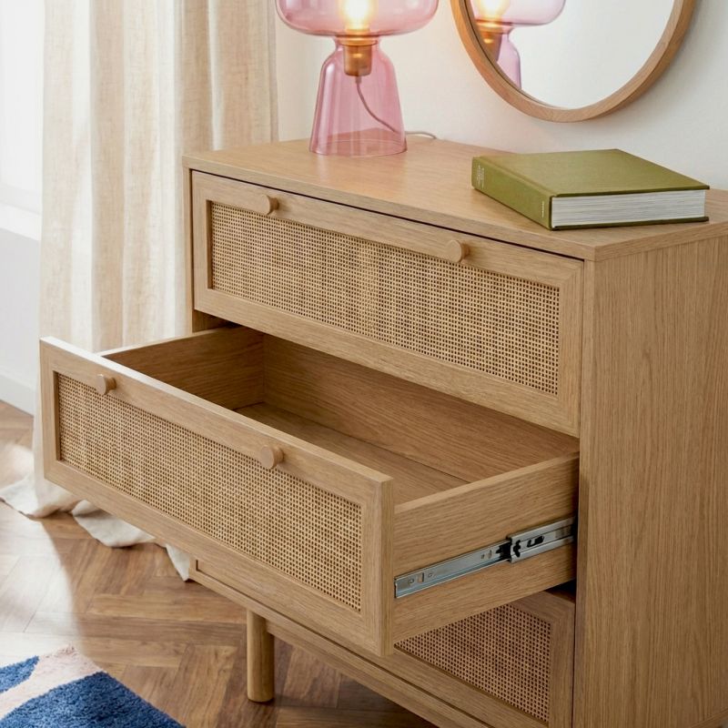 HELENA 3-Drawer Chest of Drawers 30.7" - Light wood