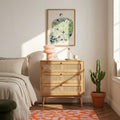INES 3-drawers Chest of Drawers - Light wood