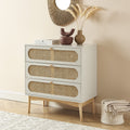 SIXTINE 3-Drawer Chest of Drawers 31.5" - Gray