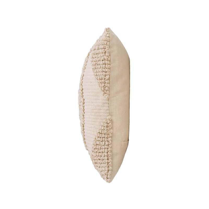 TRAS Square Cushion, 18"x18" removable cover - Beige