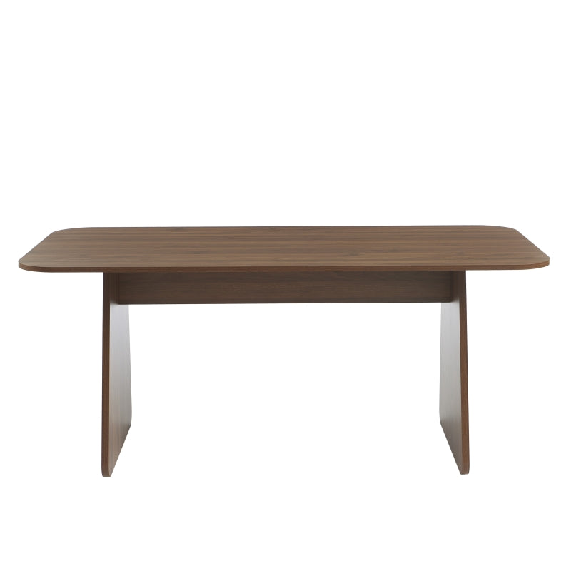 LANGO table set with 4 ELISABETH Chairs - Dark wood/Green