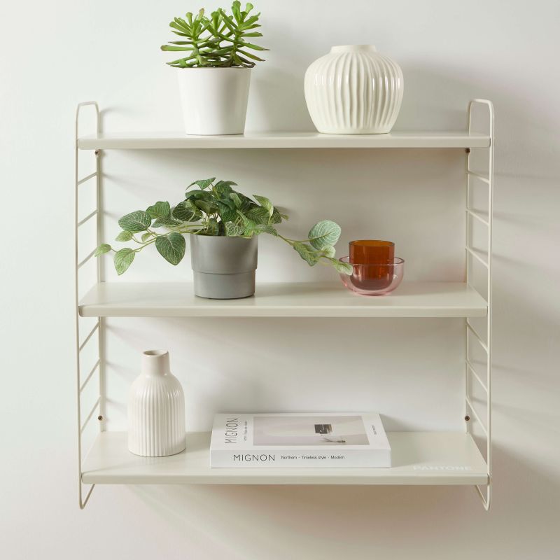 PANTONE® Metal 3-Tier Wall Shelf – Sand