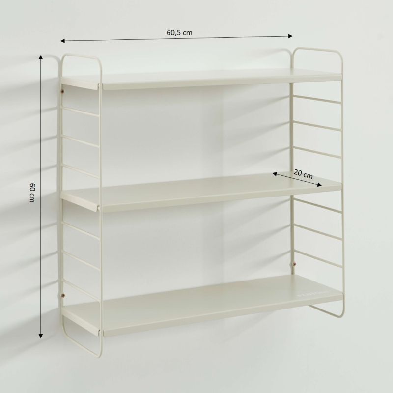 PANTONE® Metal 3-Tier Wall Shelf – Sand