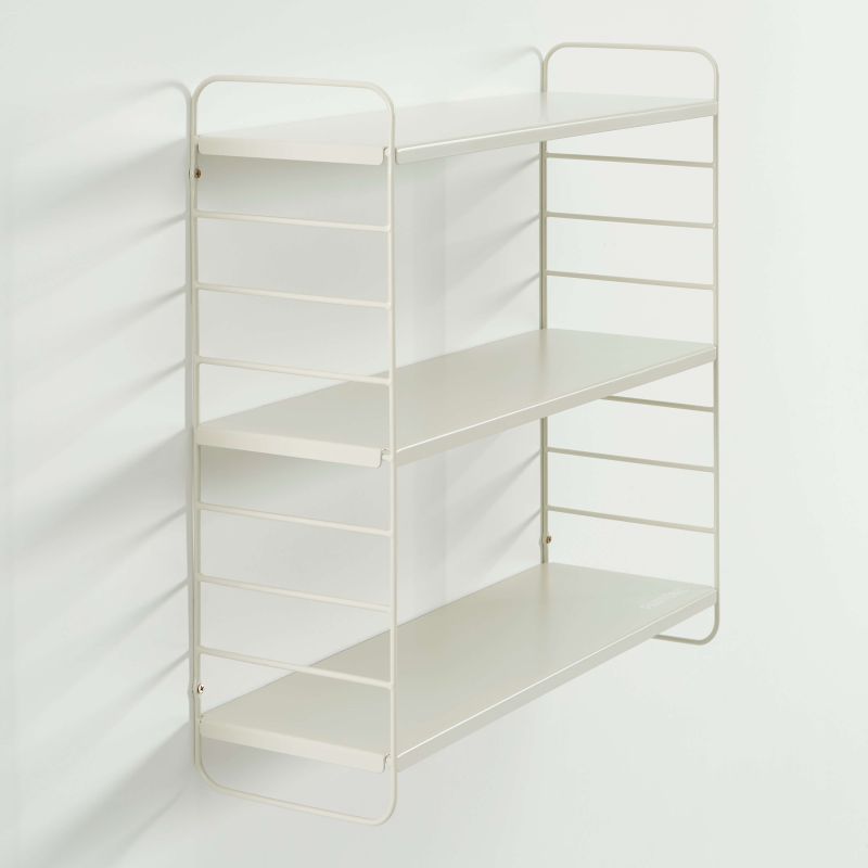 PANTONE® Metal 3-Tier Wall Shelf – Sand