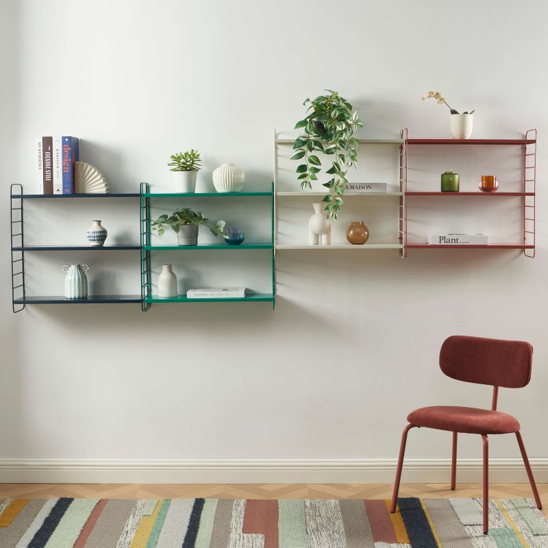 PANTONE® Metal 3-Tier Wall Shelf – Terracotta