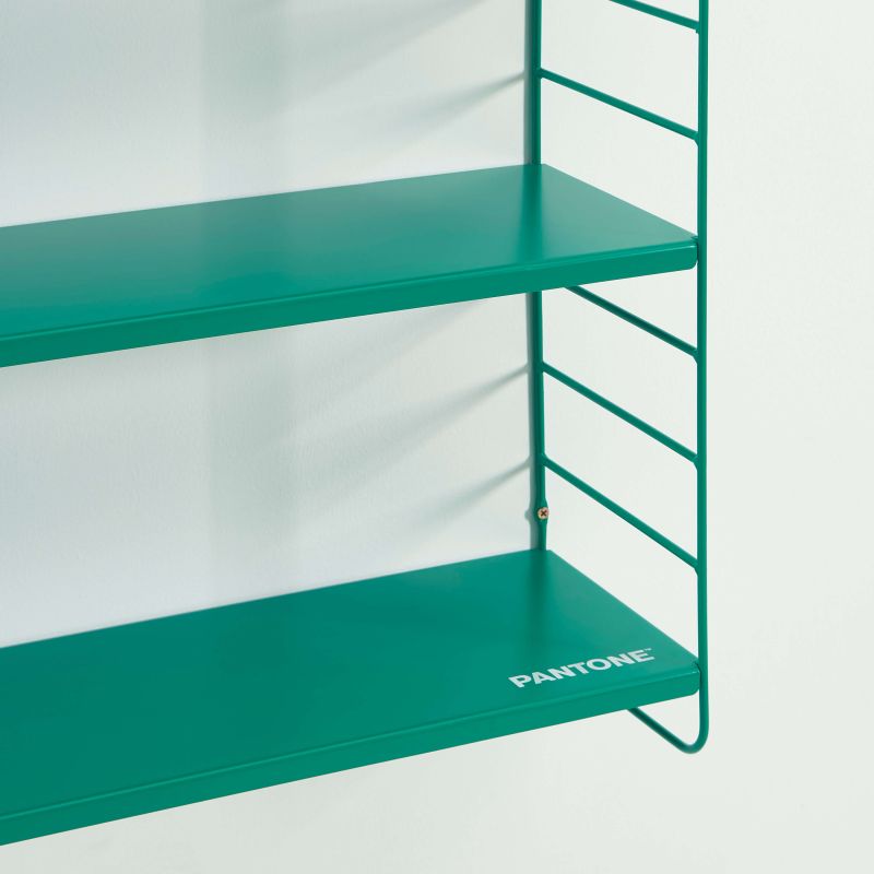 PANTONE® Metal 3-Tier Wall Shelf – Emerald Green