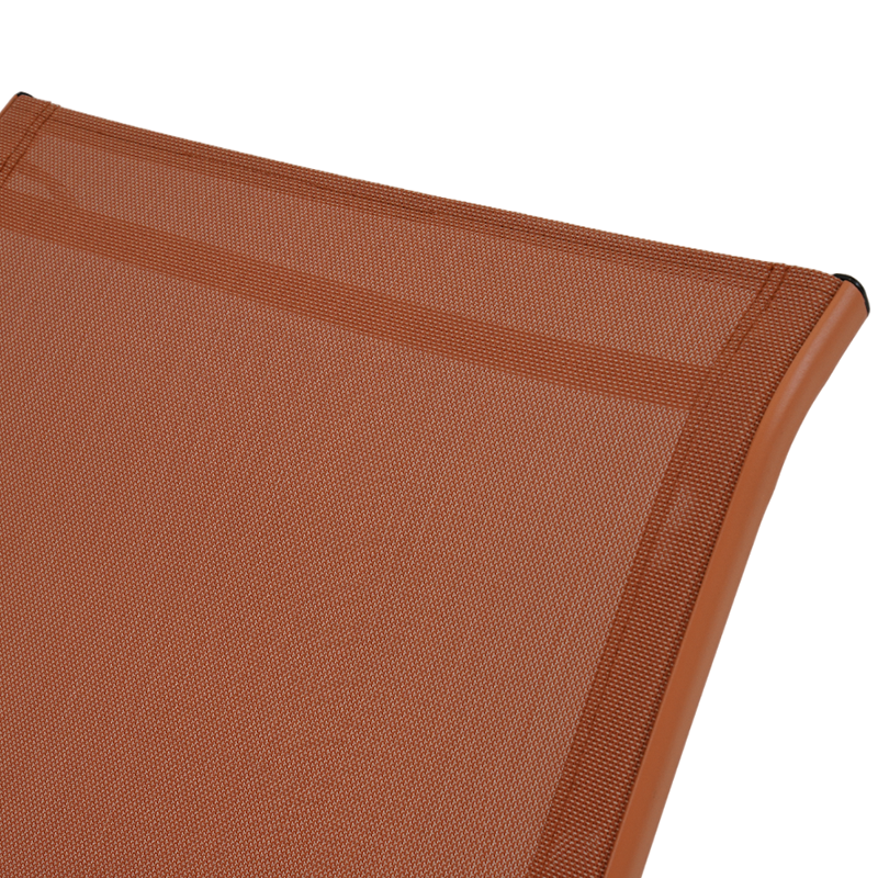 PANTONE® Steel and Textilene Outdoor Rocking Chair – Terracotta