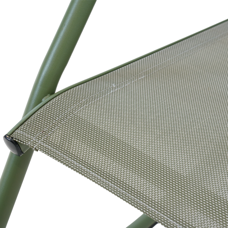 PANTONE® Steel and Textilene Outdoor Rocking Chair – Terracotta
