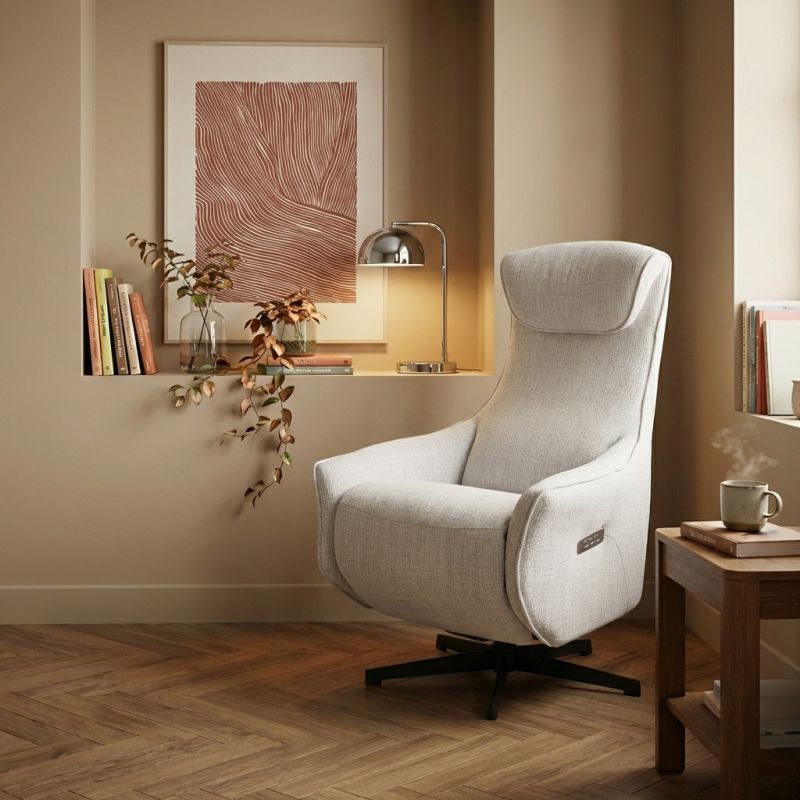 COCHYRE Electric Swivel Recliner - Grey