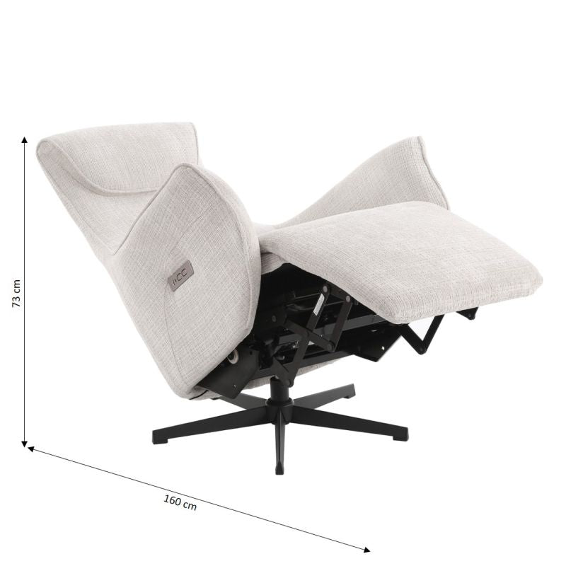 COCHYRE Electric Swivel Recliner - Gray