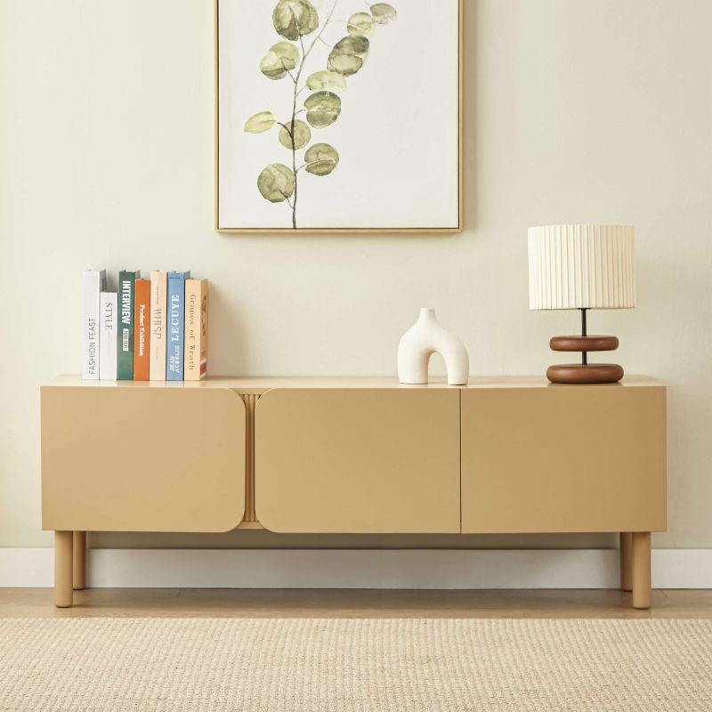 BRAGA TV Stand 3 Doors - Beige