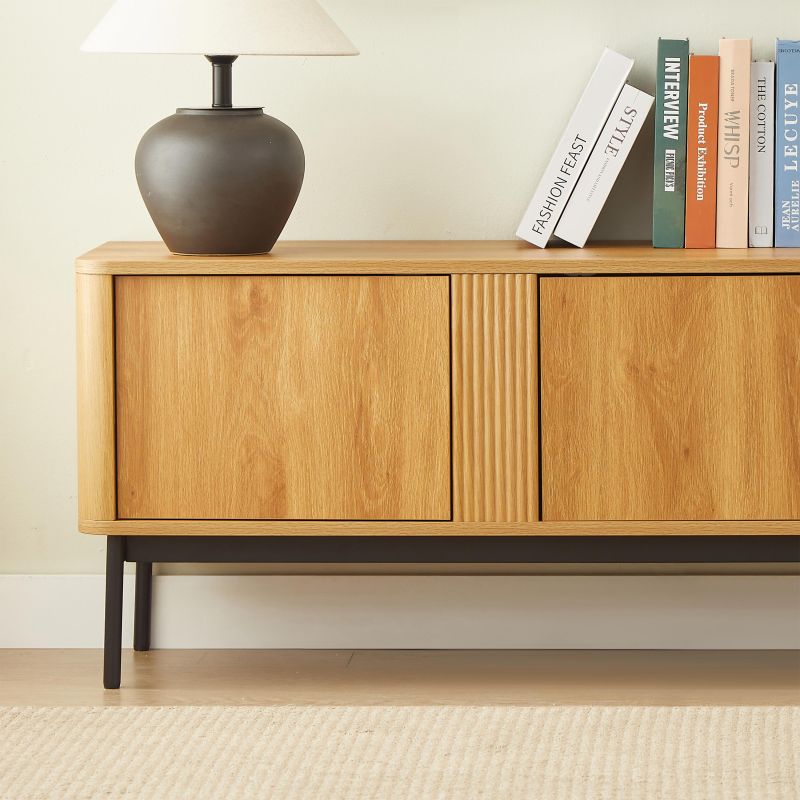 ICA TV Stand Oak Effect 59.1" - Natural wood