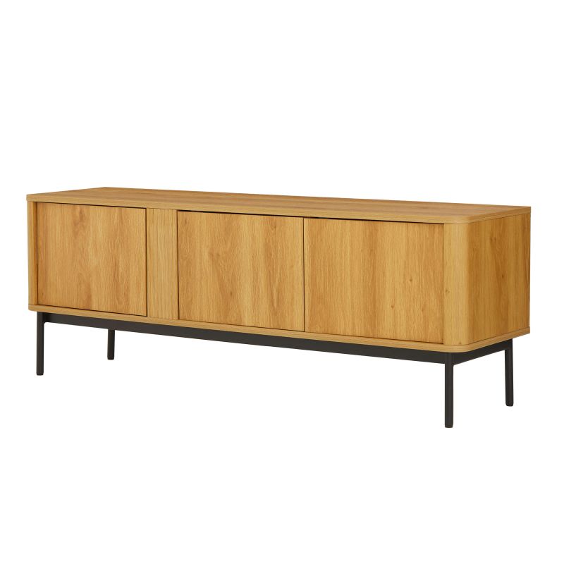 ICA TV Stand Oak Effect 59.1" - Natural wood