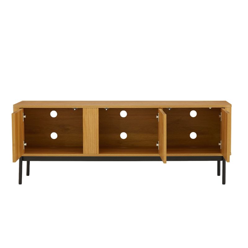 ICA TV Stand Oak Effect 59.1" - Natural wood