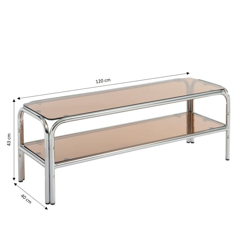 MAGGY Metal TV Stand – Orange