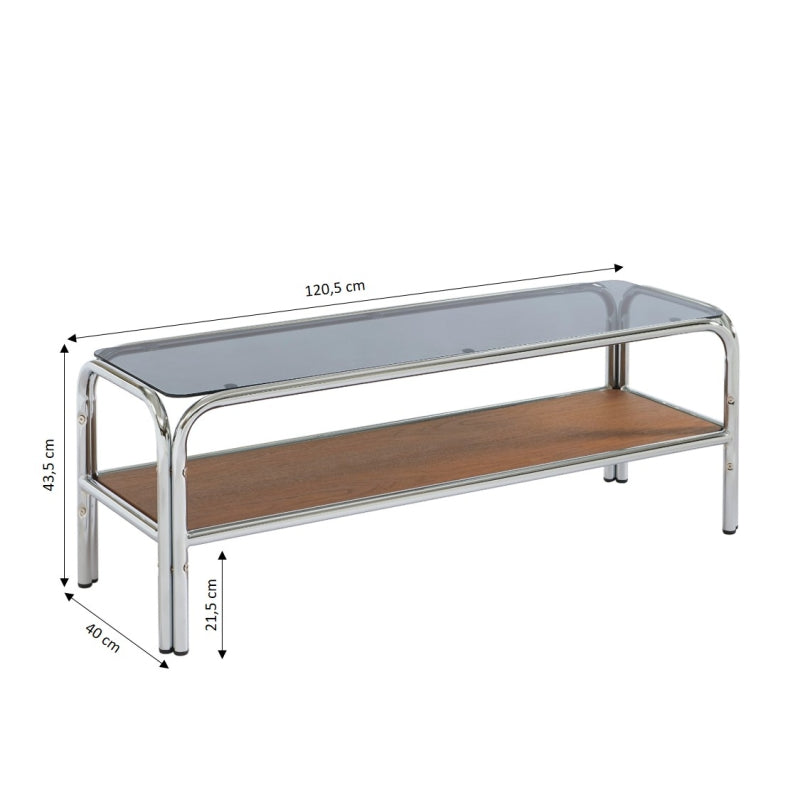 MAGGY Metal TV Stand – Blue