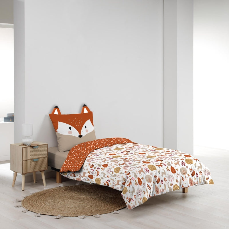 RENA Kids Duvet 2-piece Set, 55.1" x 78.7" - Orange